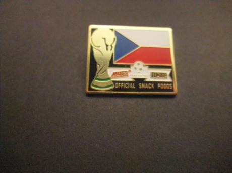 WK voetbal Italië 1990 sponsor M&M Mars deelnemer Tsjecho-Slowakije